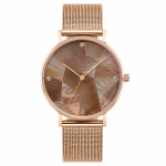 ساعت مچی زنانه اوباکو Obaku MOSAIK WALNUT مدل V268LXVNMN