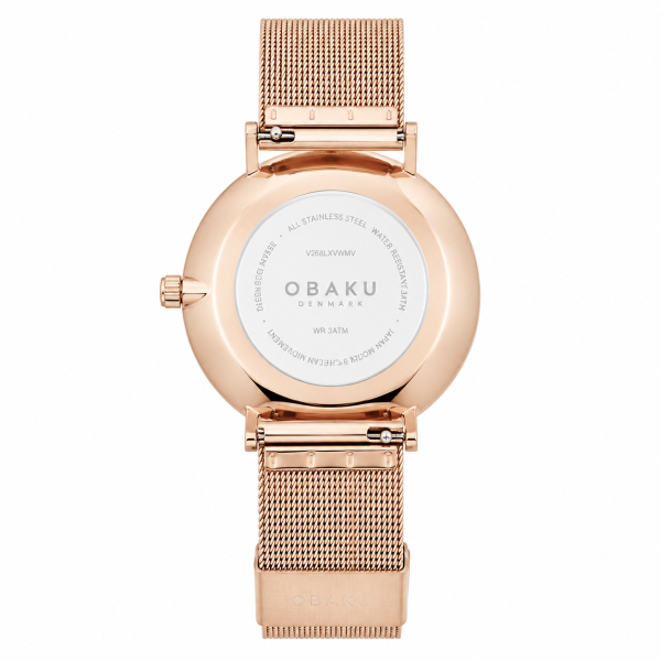 ساعت مچی زنانه اوباکو Obaku MOSAIK ROSE مدل V268LXVWMV - Image 3
