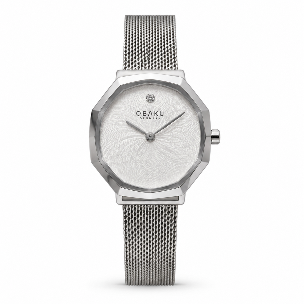 3799739e-2563-4bec-bd96-27e56c4087df ساعت مچی زنانه اوباکو Obaku BRILLIANT STEEL DIAMOND مدل V277LXCIMC - Image 1