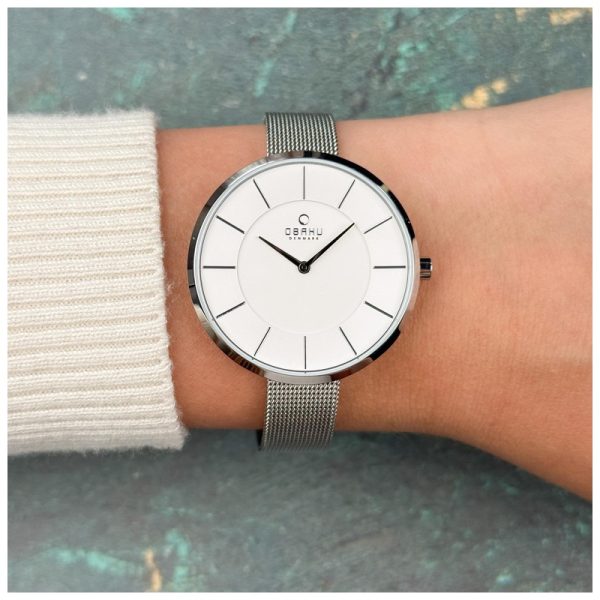 ساعت مچی زنانه اوباکو Obaku SAND STEEL V185LXCIMC - Image 6