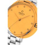 ساعت مچی زنانه اوباکو Obaku Falke Lille Orange مدل V260LXCYSC - Image 3