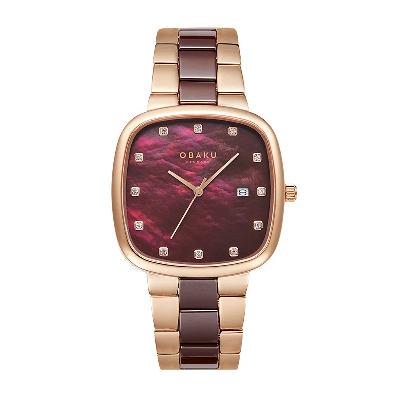 Obaku_V282LDVNCN_featured_real_800x800 ساعت مچی زنانه اوباکو Obaku TIMIAN LILLE NUT مدل V282LDVNCN - Image 1
