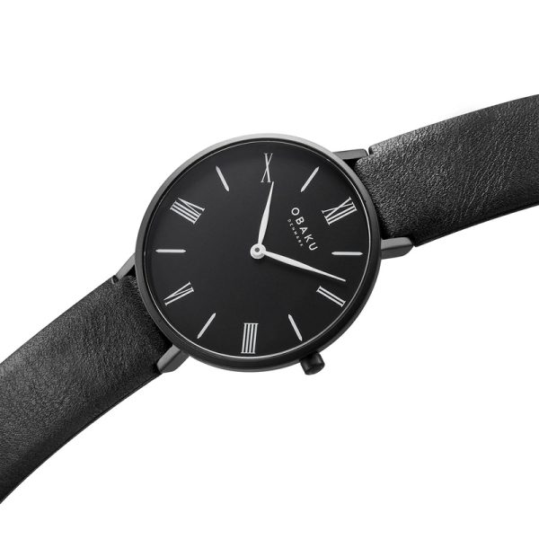 ساعت مچی زنانه اوباکو Obaku FOLIE LILLE EBONY مدل V283LXBBRB - Image 2