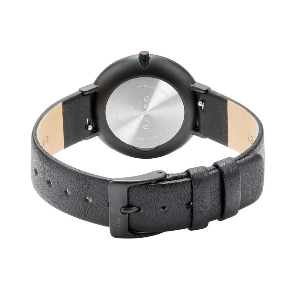 ساعت مچی زنانه اوباکو Obaku FOLIE LILLE EBONY مدل V283LXBBRB - Image 3