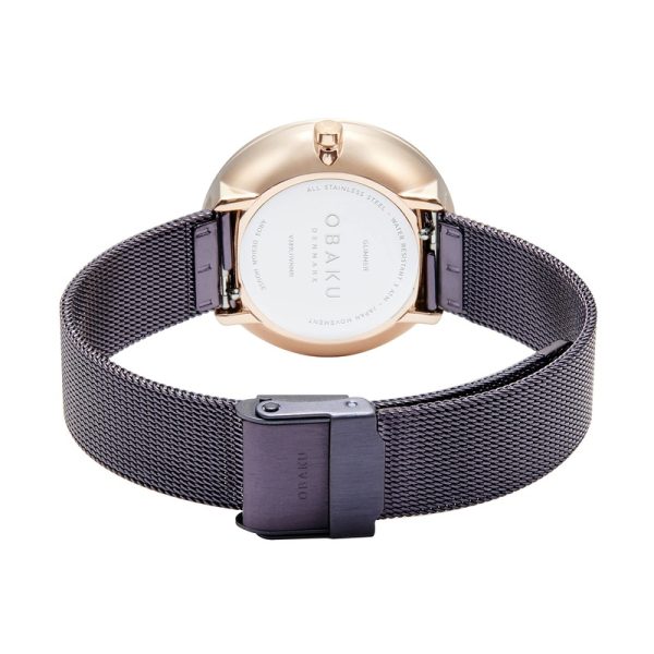ساعت مچی زنانه اوباکو Obaku GLIMMER WALNUT مدل V289LHVNMN - Image 3