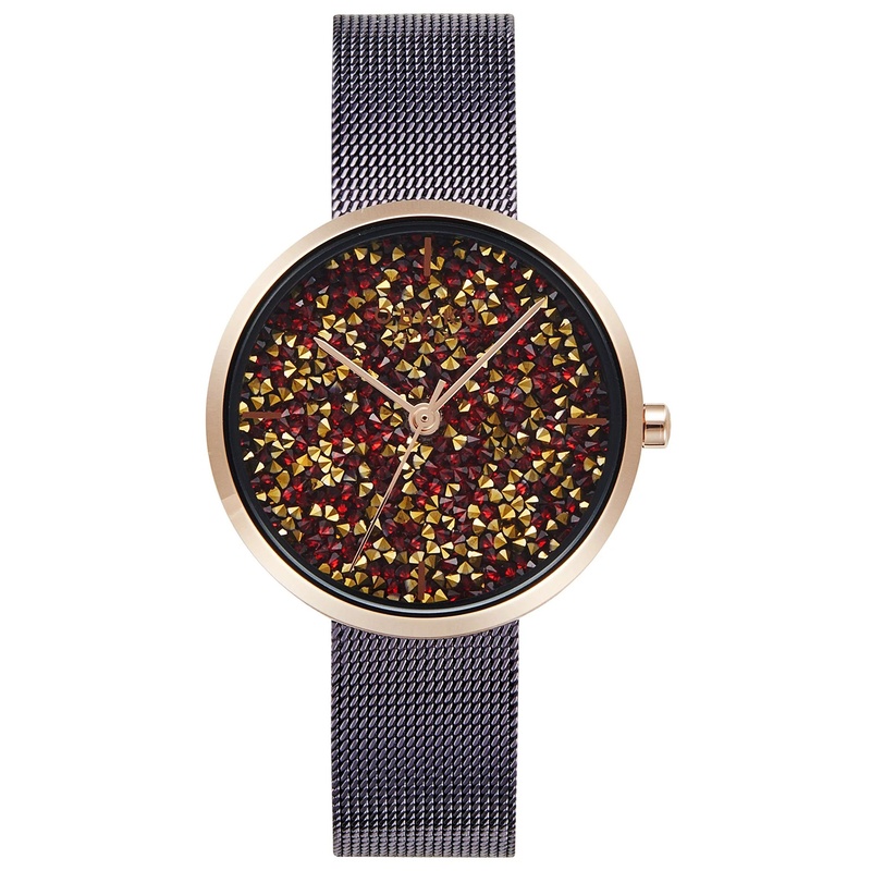 Obaku_V289LHVNMN_featured_real_800x800 ساعت مچی زنانه اوباکو Obaku GLIMMER WALNUT مدل V289LHVNMN - Image 1