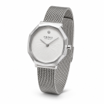 ساعت مچی زنانه اوباکو Obaku BRILLIANT STEEL DIAMOND مدل V277LXCIMC - Image 2