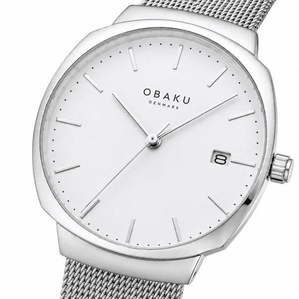 ساعت مچی زنانه اوباکو Obaku Felt Lille Steel مدل V273LDCWMC - Image 4