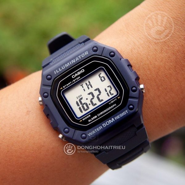 ساعت کاسيو مدل W-218H-2AVDF ست زنانه و مردانه