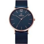 ساعت مچی مردانه اباکو مدل V197GXVBMV طرح Mark بند مش استیل رزگلد
